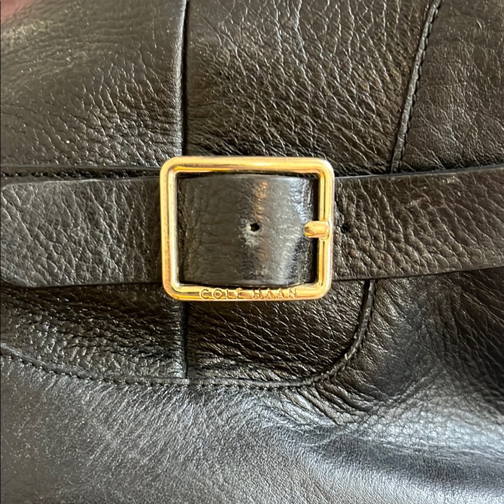 Cole Haan Black Heeled Boots - Picture 4 of 5